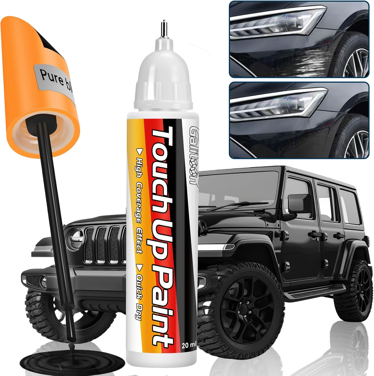 Black Touch Up Pen – Fix Scratches on Cars! - Jakko Store