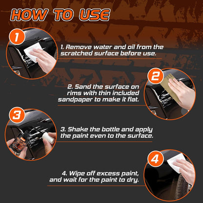 Gloss Black Scratch Pen - Professional Scratch Repair for High-Gloss Surfaces - Jakko Store