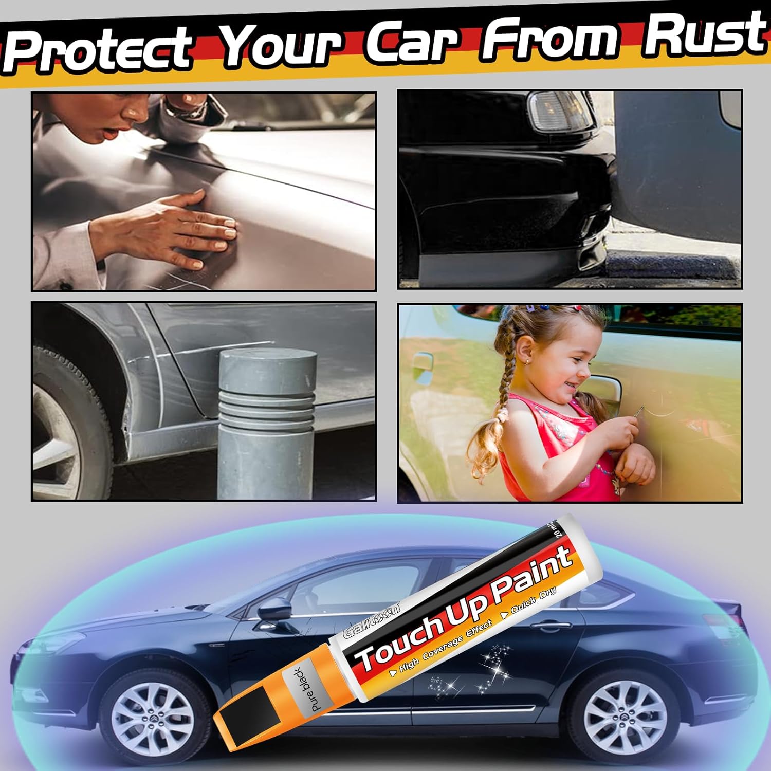 Black Touch Up Pen – Fix Scratches on Cars! - Jakko Store