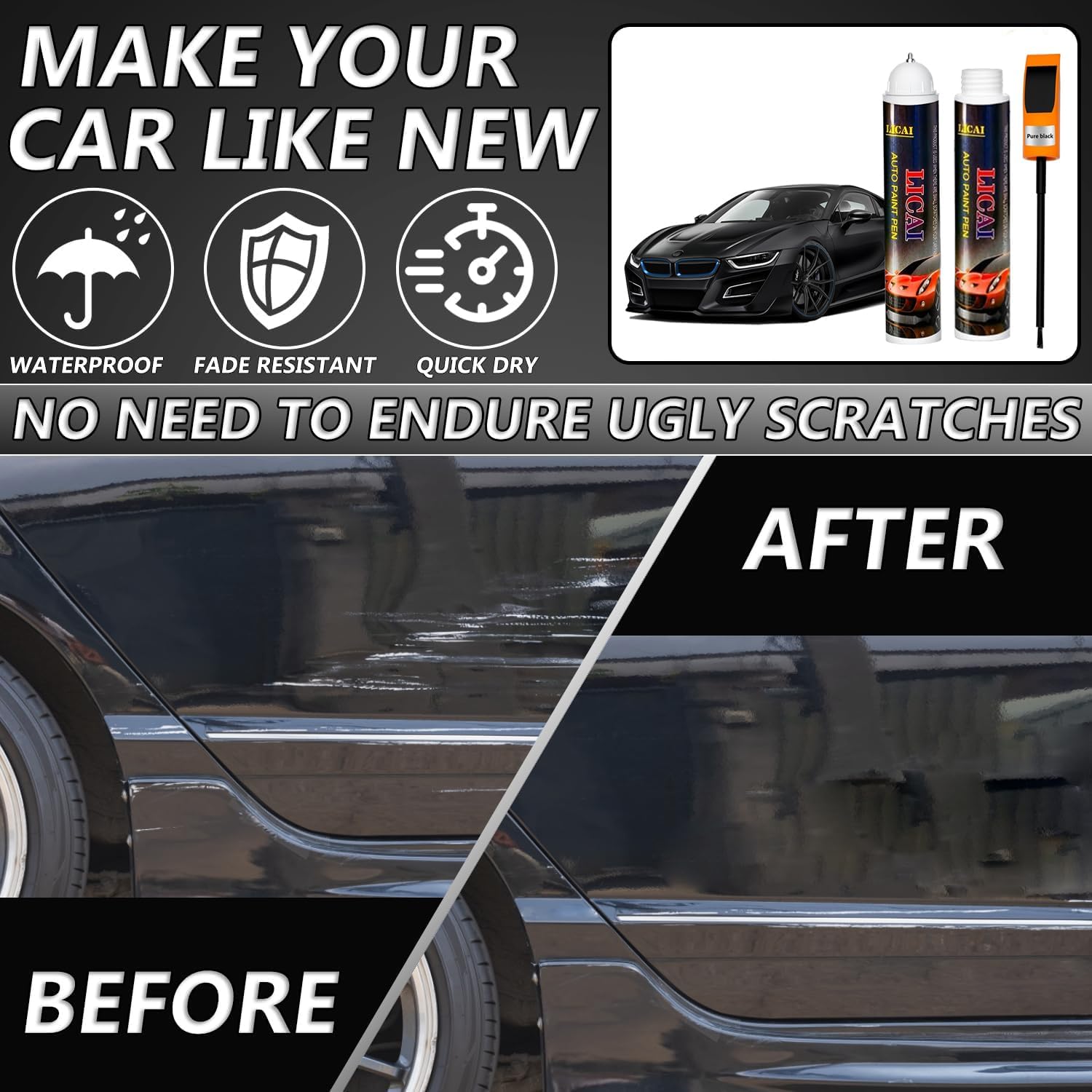 Black Scratch Repair Pen - Jakko Store