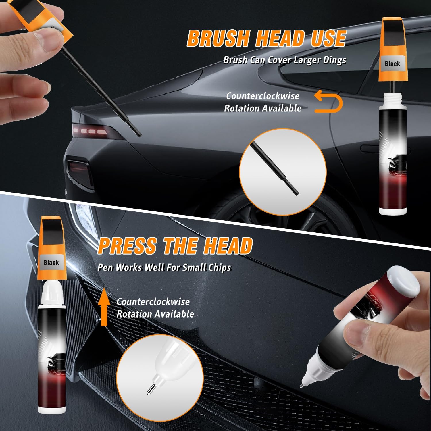 Black Scratch Repair Pen | Best touch up paint pen - Jakko Store