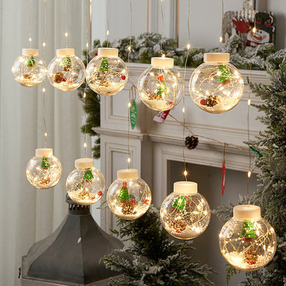 Christmas Snowman Curtain Lights - Jakko Store