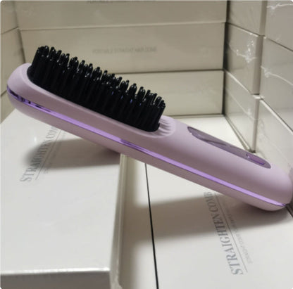 2-in-1 Hair Straightener Brush - Jakko Store