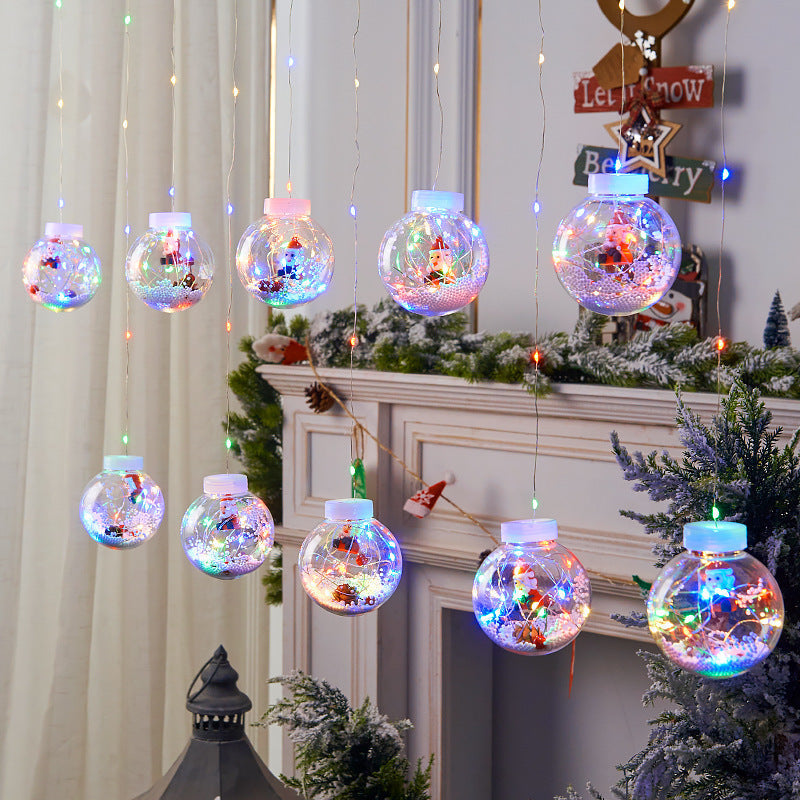 Christmas Snowman Curtain Lights - Jakko Store